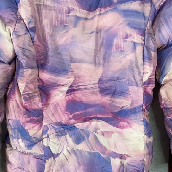 Champion Girls Pink & Purple Full Zip Puffer Jacket (Size: Kids L 10-12) - Picture 15 of 15